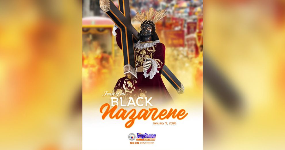 Cong Tony Roman joins devotees in observance of the Feast of the Black Nazarene