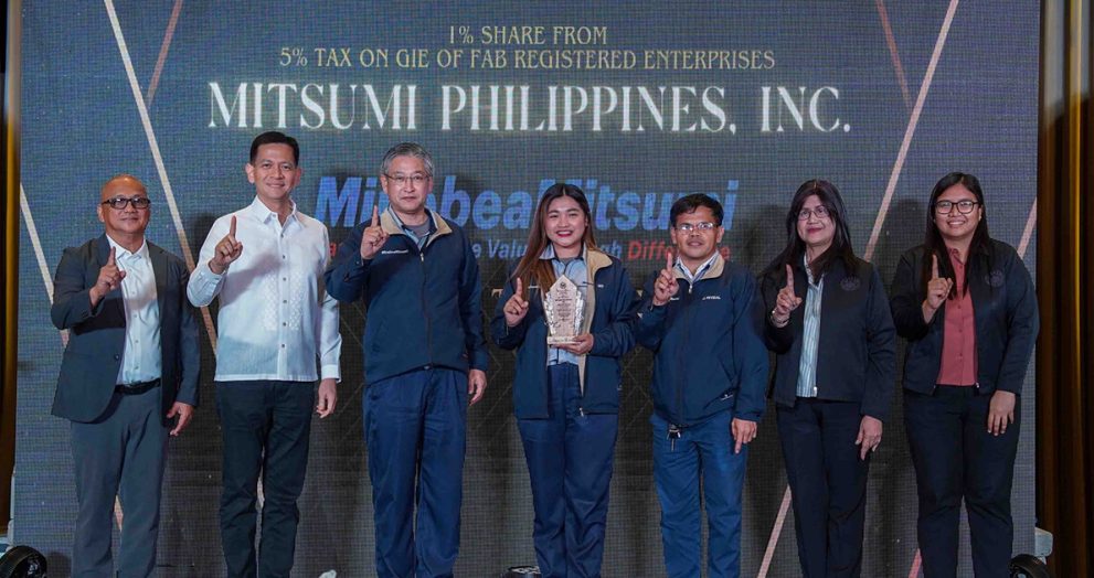 Mitsumi Philippines top FAB taxpayer