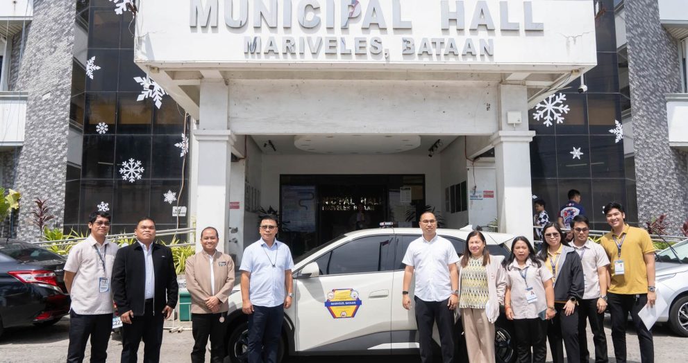 Bagong e-vehicle ng Mariveles galing sa 2024 SGLG incentive fund