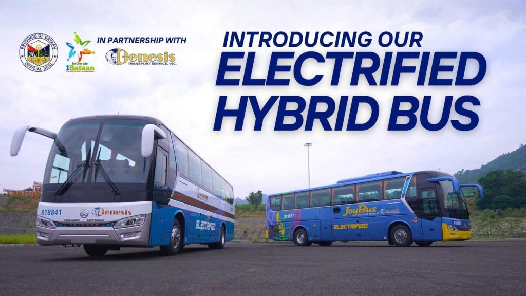 Genesis launches first hybrid provincial bus service in Bataan