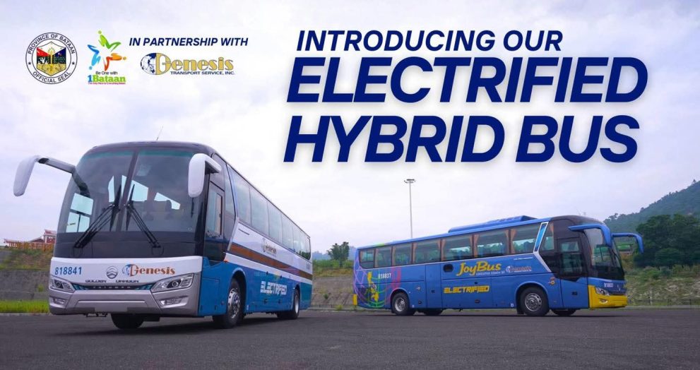 Genesis launches first hybrid provincial bus service in Bataan