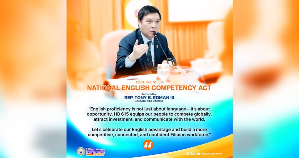 House panel OKs National English Competency Week Bill