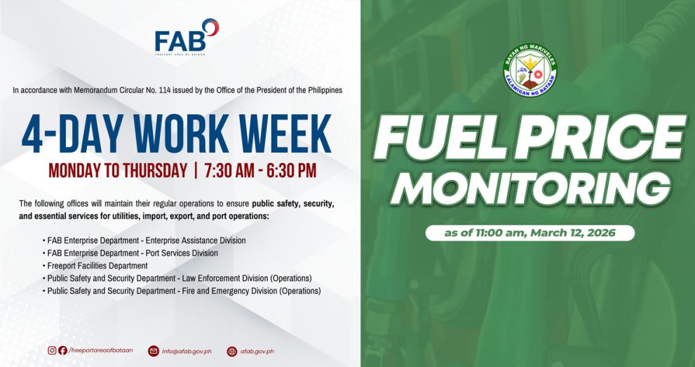 AFAB implements 4-day work week; Mayor AJ orders monitoring of gas stations
