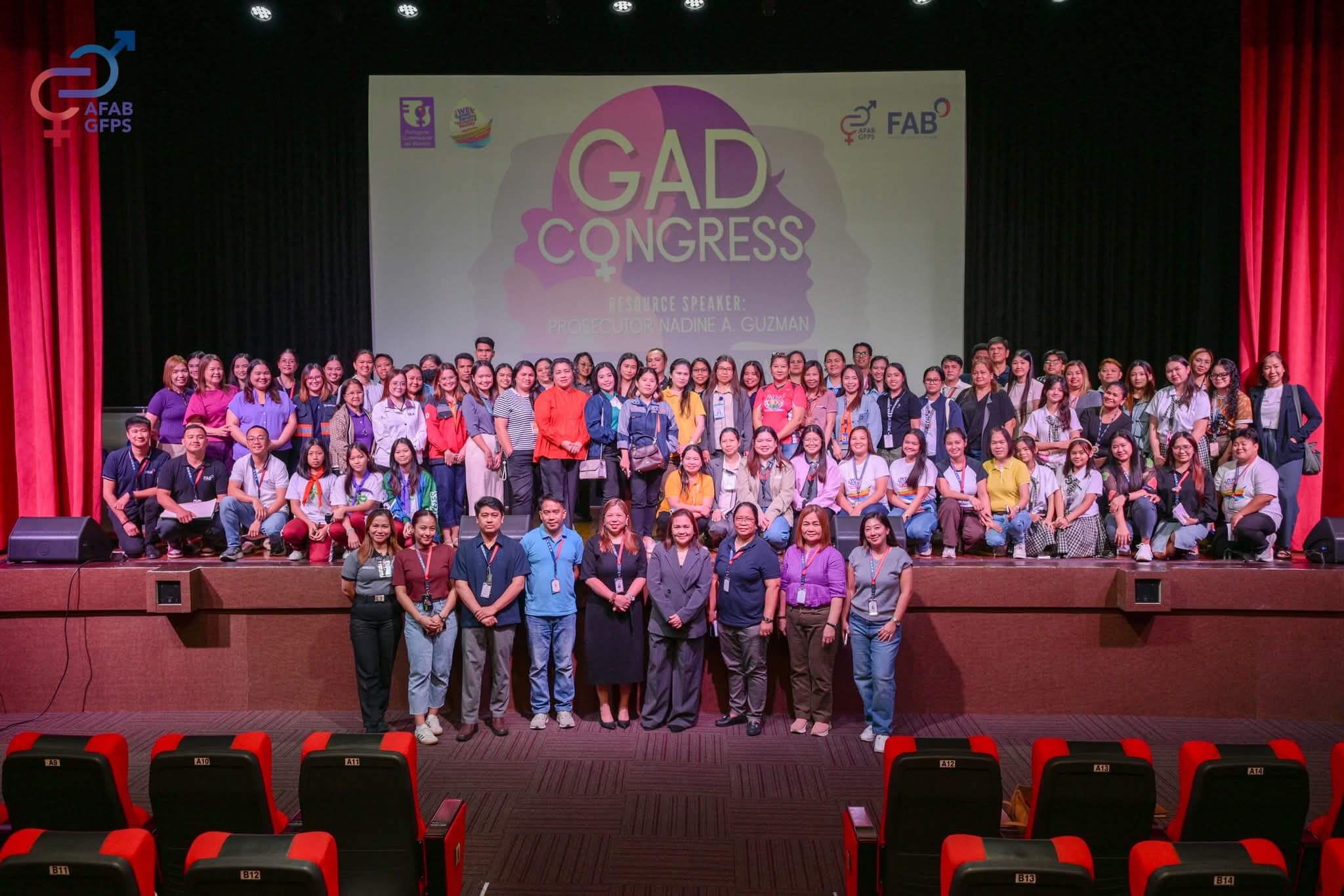 AFAB holds GAD Congress on Anti-Rape, Anti-Trafficking Laws