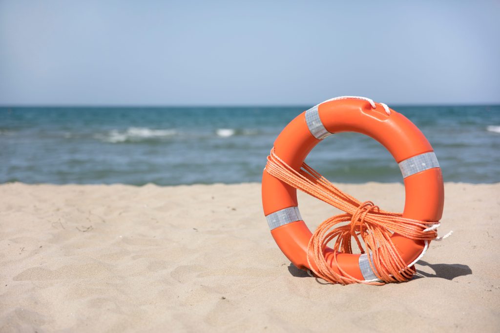 Board Member bats for training course for lifeguards