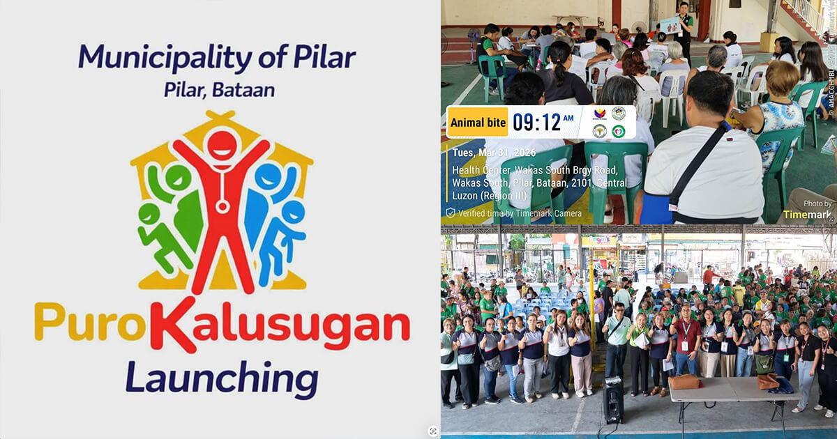 PUROkalusugan, inilunsad sa Pilar