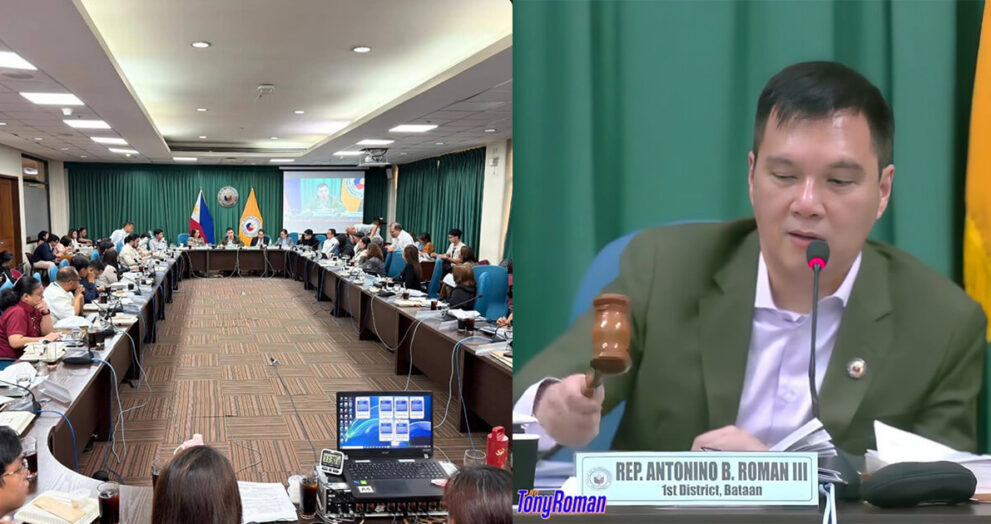 Roman leads hearing on Proposed amendments to Revised Penal Code